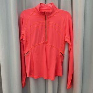 Lululemon coral half zip Women's jacket Size 12